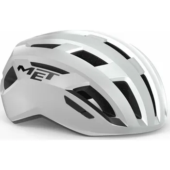 Cyklistická přilba Silniční helma s MIPS vložkou MET VINCI MIPS, bílá/stříbrná - 52/56