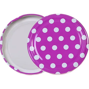 Alians-dn Víčko TO 82 puntík fialové RTS steril