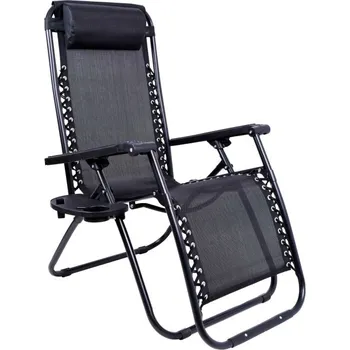 Zahradní lehátko Lehátko ORION Zero Gravity černé