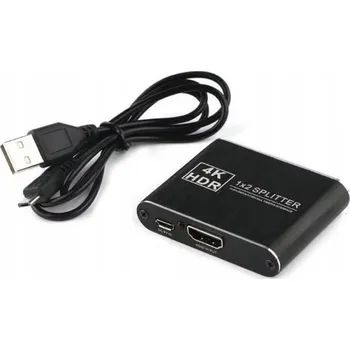 Zabezpečení domácnosti Aktivní HDMI rozbočovač 1x2 4K