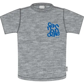 cyklistický dres triko Cannondale T-SHIRT GRY/SNB XL
