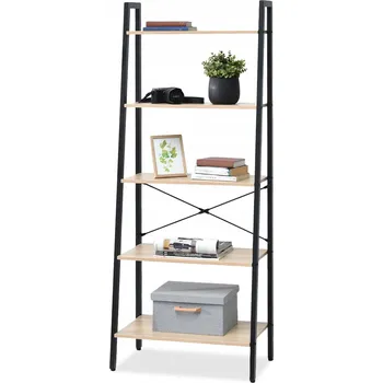 Knihovna Regál Mebel-Partner 64 x 164 x 35 cm dub sonoma