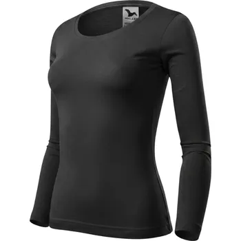 Dámské tričko Dámské tričko černé Malfini Fit-T LS