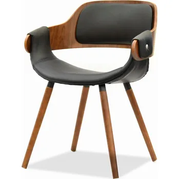 Jídelní židle Židle Mebel-Partner umělá kůže černá 1 ks