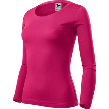 Dámské tričko Dámské tričko malinové Malfini Fit-T LS