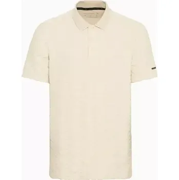 Pánské tričko PORSCHE DESIGN Summer polo Polokošile tričko s límečkem a knoflíky s reliéfním vzorem alpská bílá (Exkluzivní polo tričko s plastickým vzorem a logem.)