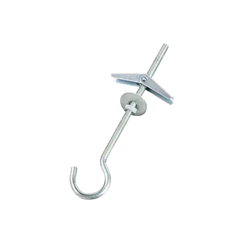 Vrut Den Braven Kotva rozkládací se stropním hákem 4 mm × 75 mm 50 ks stříbrná