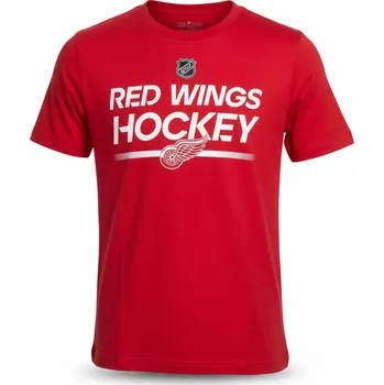 Chlapecké tričko Outerstuff Dětské tričko Detroit Red Wings NHL Apro Wordmark Ss Ctn Tee Velikost: Dětské S (6 - 9 let)
