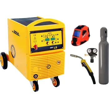 Svářečka Omicron OMI 3050LS 4-kl + hořák + ventil + kukla + lahev, záruka 3+2 roky SET TOP