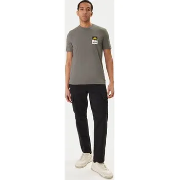 Pánské tričko BOSS T-Shirt Plain 50556023 Šedá Regular Fit L