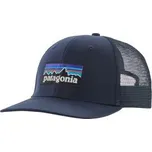 Patagonia P-6 Logo Trucker Hat New Navy modrá