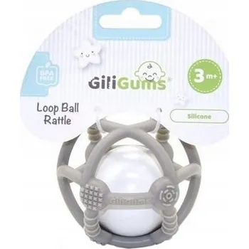 Hračka pro nejmenší CHRAŠTIČKA ŠEDÁ VZDĚLÁVACÍ HRAČKA PRO MIMINKA