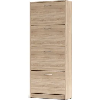 Botník Botník TORDRON 3 se čtyřmi výklopy, dub sonoma