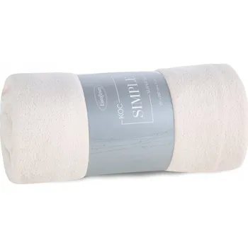 Prostěradlo Deka Eurofirany polyester 150 cm x 200 cm béžová