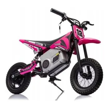 Dětské elektrovozidlo Motorka LEAN Toys růžová, nosnost do 80 kg