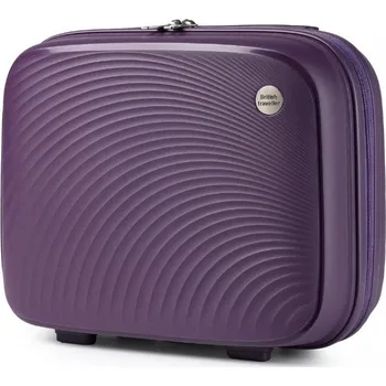 Kosmetický kufr KONO toaletní pouzdro BRITISH TRAVELLER Polypropylen - fialová - 15L K2393L