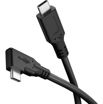 Počítačové příslušenství Kabel GOOBAY 79432 USB-C/USB-C 1m Black