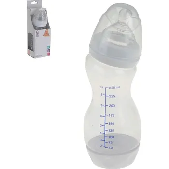 Láhev ORION Dětská plastová láhev s dudlíkem, 0,25 l