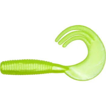 Umělá nástraha Twister DRAGON Dancer zelená perla *: Twister DRAGON Dancer zelená perla 1,5" (3,5cm) 20ks