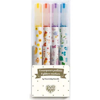 Dětské zboží Zvýrazňovače Třpytivé 4 barvy