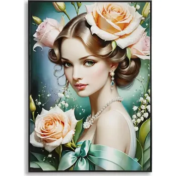 Obraz Obraz Fantasy B 72x102 cm modro-zelený