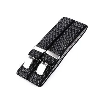 Kšandy Šle šíře 3,5 cm délka 120 cm - 1 ks - 2 černá šedá