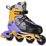 Kolečkové brusle NILS Extreme NA13810 žluté - L(39-42)