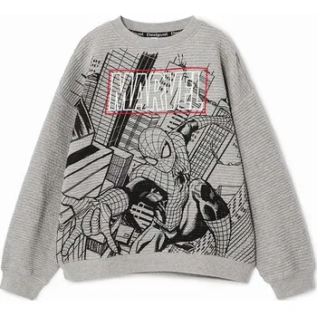 Chlapecká mikina Dětská mikina Desigual SPIDERMAN 24WBSK09 šedá 90X, vel. 98-104
