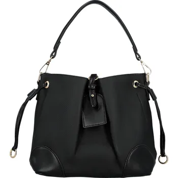 Kabelka Módní dámská koženková kabelka na rameno Linna, černá