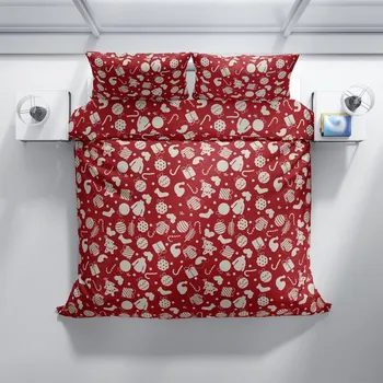 Povlečení Top textil Chanar s.r.o Bavlněné povlečení Vánoce v Itálii 140x200 cm, 70x90 cm