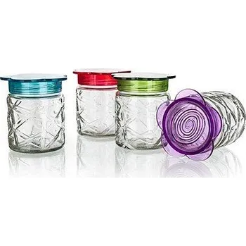 Dóza na potraviny BANQUET Dóza skleněná 250 ml, assort