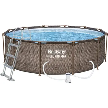 Bazén Bestway Bazén Steel Pro Max Rattan 3,66 x 1 m - 56709