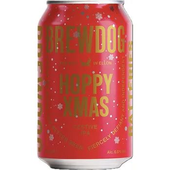Pivo Brewdog Hoppy Xmas Festive IPA - plech 0,33l