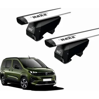 Příčník na automobil Střešní nosič HAKR pro PEUGEOT RIFTER (K9) - příčníky Alu Wing Profile