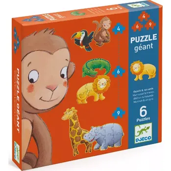 Dětské zboží První puzzle Safari zvířátka