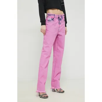 Dámské džíny Džíny GCDS SS23W350202 růžová 30J, vel. 27