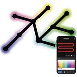 Nástěnné LED svítidlo GoSmart Lines 9 dílů vícebarevné/černé