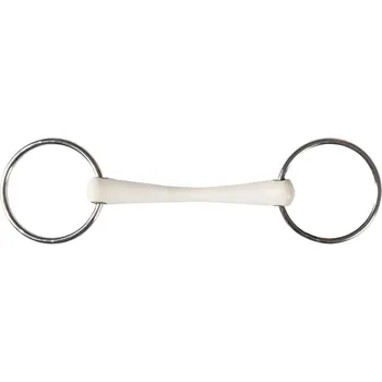 Udidlo pro koně Horka Udidlo gumová tyčka Velikost: 11.5, Materiál: Bílá