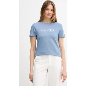 Pánské oblečení Bavlněné tričko Marc O'Polo 5000013298 modrá 55X, vel. S