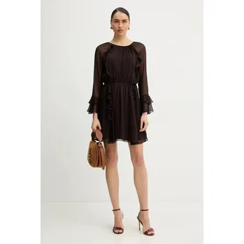 Kabelka Semišová kabelka Coccinelle MAVERY SUEDE E1.U7H.18.01.01 hnědá 88X, vel. ONE SIZE