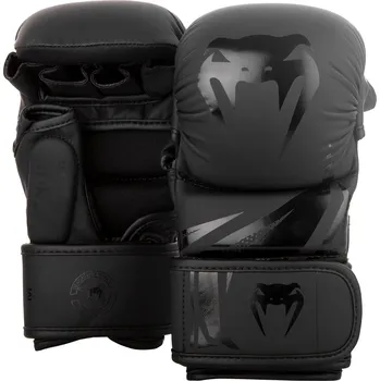 MMA rukavice MMA sparingové rukavice Venum Challenger 3.0 Sparring - Black/Black Velikost: L/XL
