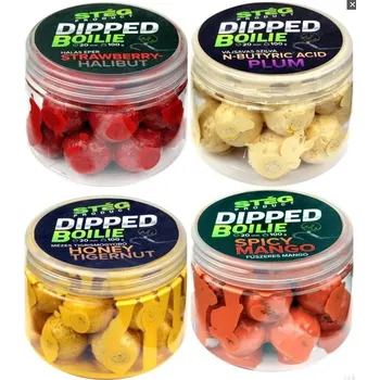 Nástraha Stég Dipped Boilie 20 mm / 100 g příchuť: Spicy-Mango