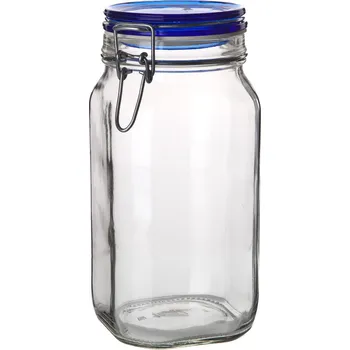 Dóza na potraviny dóza hermetická 1500ml skl.s patentním uzávěrem FIDO Blue