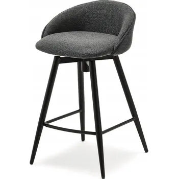 Jídelní židle Barová Židle Mebel-Partner , černá, grafit 78 cm