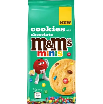 Cukrovinka M&M M&M'S Cookies Chocolate Minis 180g