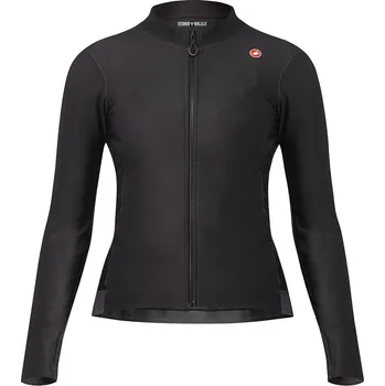 Sport dámský dres s dlouhým rukávem Castelli Espresso Thermal W Jersey Light Black XL