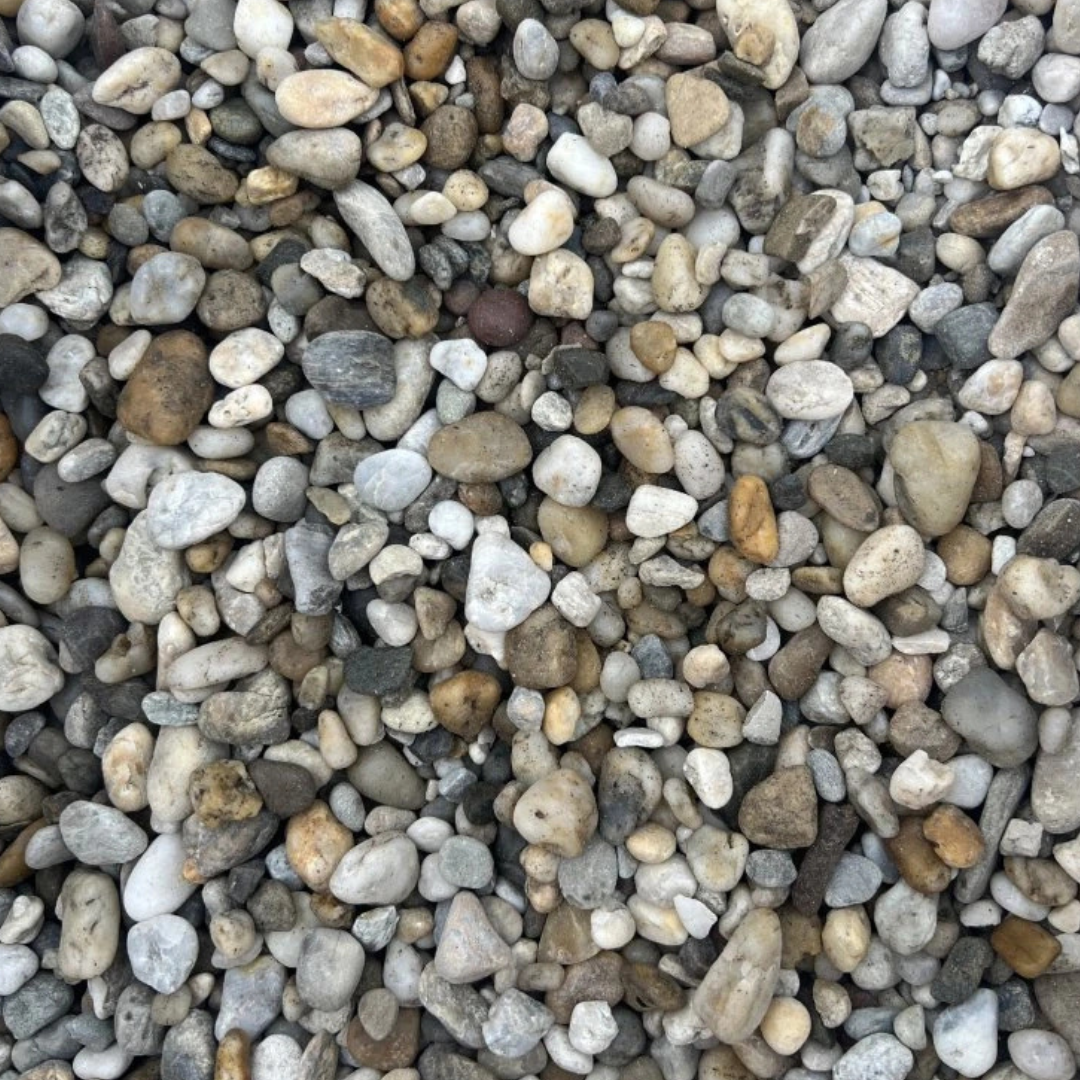 Báča Beton Okrasné kamenivo oblázky říční (kačírek) Frakce: 16-22 mm, Balení: Pytel 25 kg