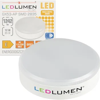 Žárovka LED žárovka Ledlumen GX53 12 W 1242 lm teplá bílá 3000 K