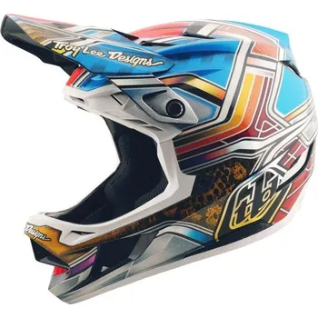 Cyklistická přilba Troy Lee Designs Integrální helma Troy Lee Designs D4 CARBON LOWRIDER BLUE 2025 - XS ( 54-55cm)