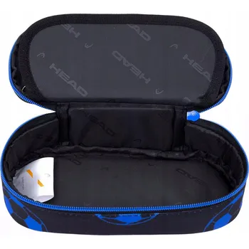 Penál Penál Head fotbalový míč černý modrý